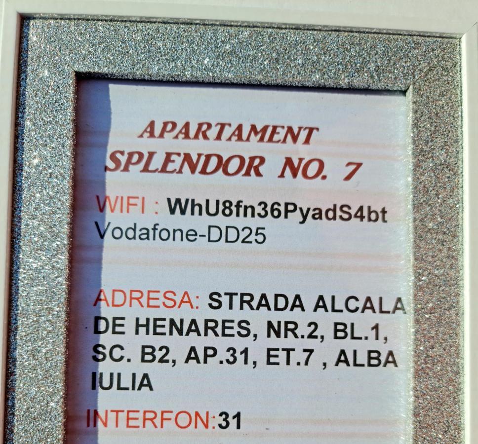 Apartament Splend'Or No7 Alba Iulia Buitenkant foto